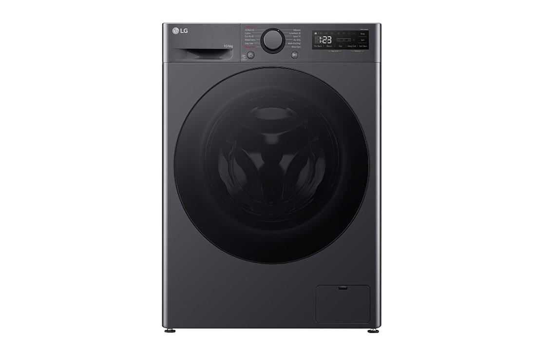 LG V500 serijos 10kg skalbimo mašina, gylis 56,5cm, Front view, F4DR510S2M