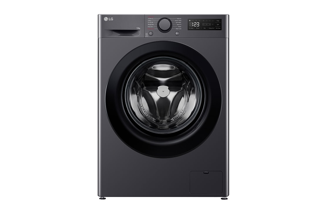 LG V500 serijos 10kg skalbimo mašina, gylis 56,5cm, Front view, F4WR510SBM