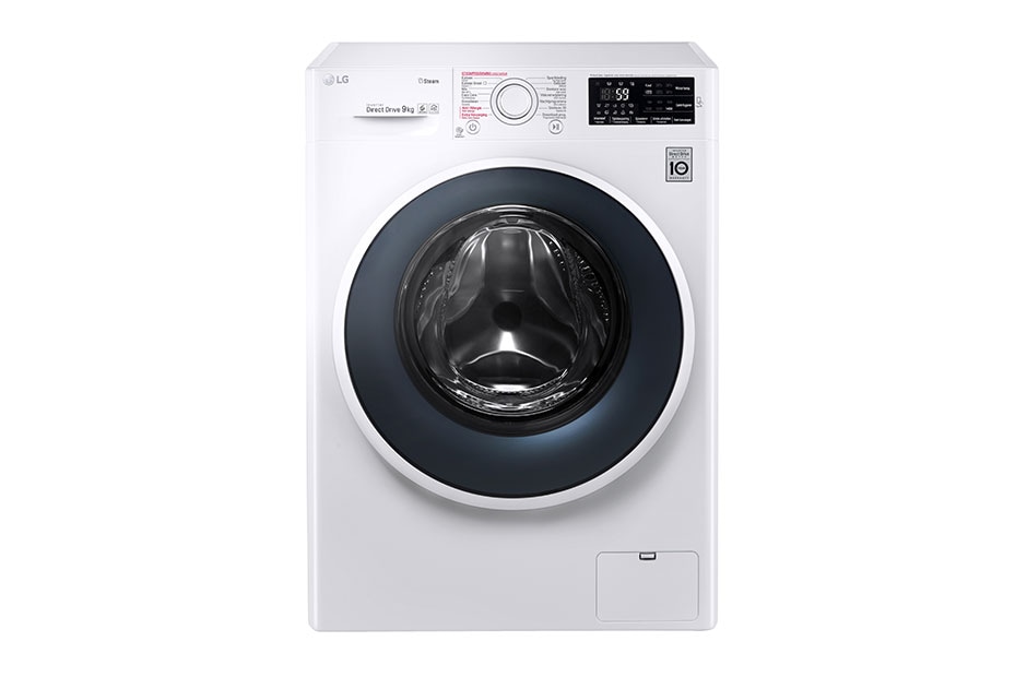 LG 9kg „6 Motion“ skalbimo mašina su garų funkcija, F4J6VY0W