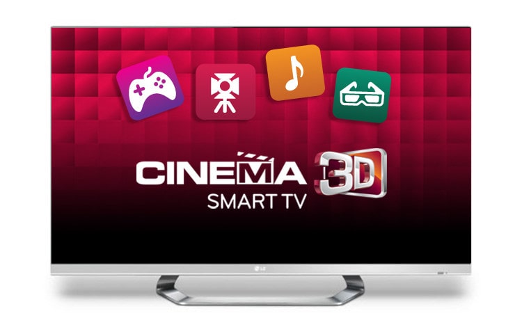 LG 42'' 3D LED televizorius, „Cinema Screen“ dizainas, „LG Smart TV“, „Cinema 3D“, nuotolinio valdymo pultelis „Magic Remote“, WiDi, MCI 400, 42LM670S