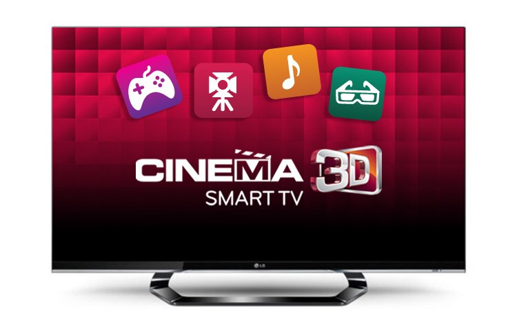LG 47'' 3D LED televizorius, „Cinema Screen“ dizainas, „LG Smart TV“, „Cinema 3D“, nuotolinio valdymo pultelis „Magic Remote“, WiDi, MCI 400, 47LM660S