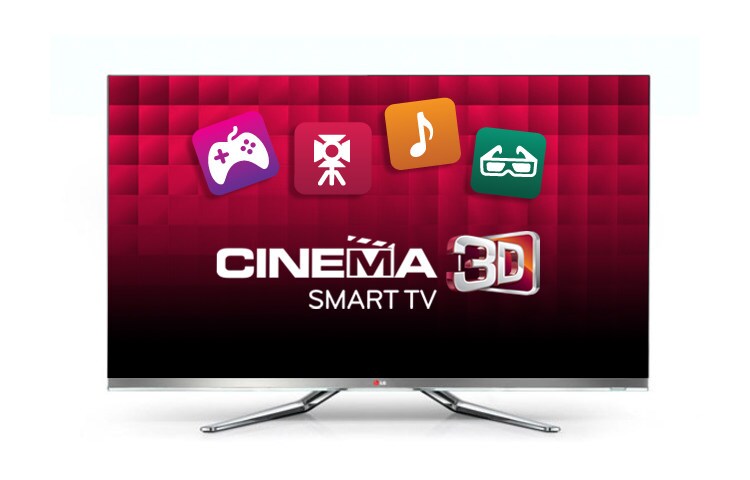 LG 47'' 3D LED televizorius, „Cinema Screen“ dizainas, „LG Smart TV“, „Cinema 3D“, nuotolinio valdymo pultelis „Magic Remote“, WiDi, MCI 800, 47LM860V