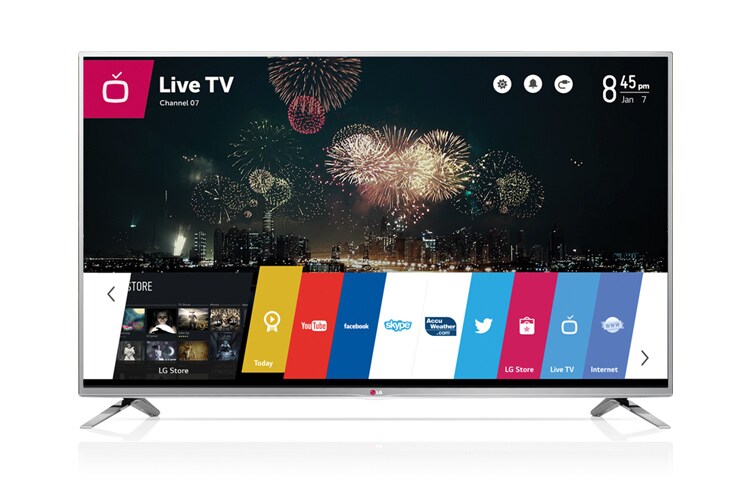 LG 70 colių Smart TV LED televizorius su „WebOS“, integruotu „WiFi“ ir Cinema 3D technologija., 70LB650V