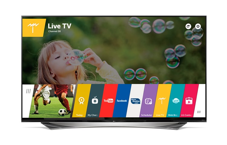 LG 79 colių „Ultra HD“ Smart TV televizorius su „WebOS 2.0“ ir „Magic Remote“ nuotolinio valdymo pultu., 79UF770V