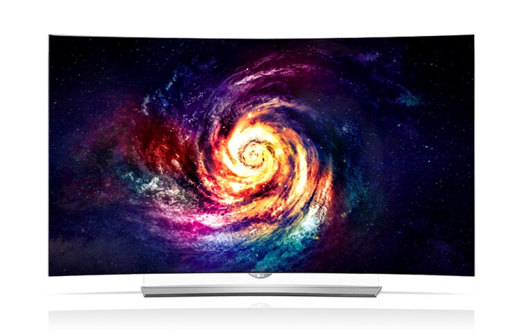 LG 55 colių „Ultra HD“ lenktas OLED televizorius su „WebOS 2.0“ ir „Harman/Kardon“ sukurtu garsu., 55EG960V
