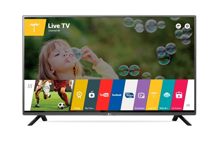 LG 32 colių Smart TV LED televizorius su „WebOS Lite“ ir integruotu „WiFi“., 32LF592U