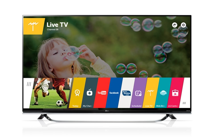 LG 49 colių „Ultra HD“ Smart TV televizorius su „WebOS 2.0“ ir „Harman/Kardon“ sukurtu garsu., 49UF8507