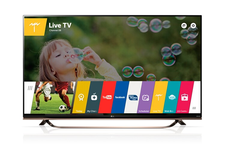 LG 65 colių „Ultra HD Color Prime“ televizorius su „WebOS 2.0“ ir „Harman/Kardon“ sukurtu garsu., 65UF860V