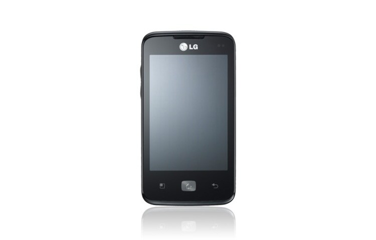 LG Optimus Hub Android viedtālrunis ar 800 MHz procesoru, 3,5 collu ekrānu un 5 MP kameru., E510