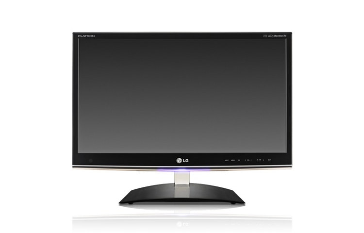 LG 23'' 3D LED LCD TV monitors, Cinema 3D, 2D konvertēšana uz 3D, HDMI savienojums, DTV uztvērēju, Surround X, DM2350D