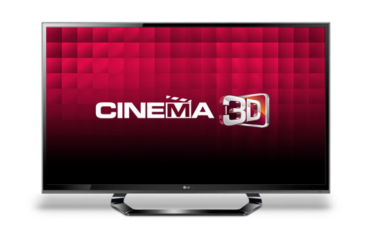 LG 55'' 3D LED televizors, Cinema 3D, 2D pārveide uz 3D, viedais enerģijas taupīšanas režīms, MCI 200, 55LM615S