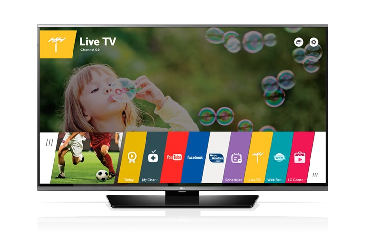 LG 43 collu Smart TV LED televizors ar WebOS 2.0 un iebūvētu WiFi., 43LF630V