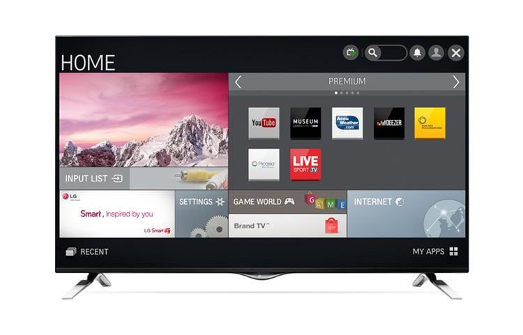 LG 60 collu Ultra HD Smart TV televizors ar Magic Remote pulti., 60UF695V