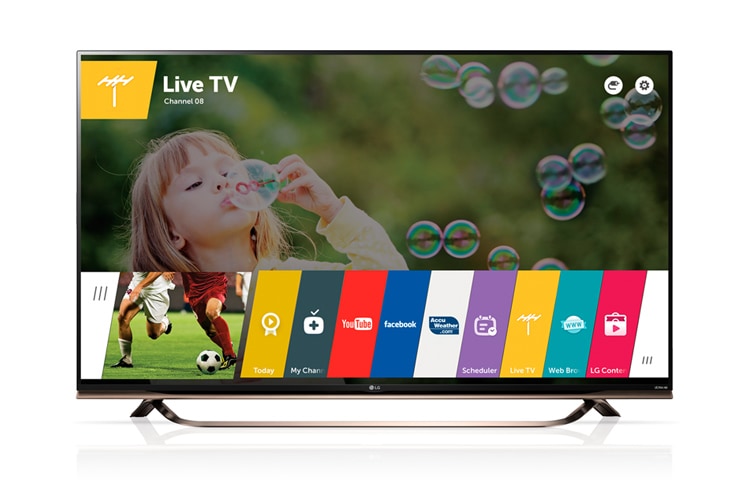 LG 65 collu Ultra HD Color Prime televizors ar WebOS 2.0 un Harman Kardon® skaņas sistēmu., 65UF860V