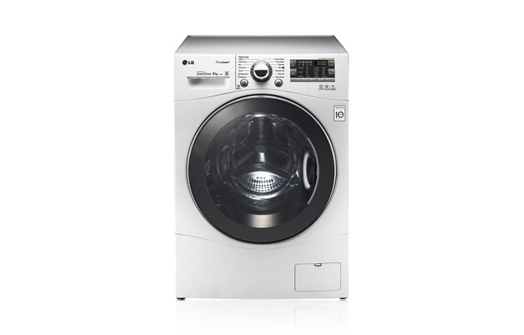 LG TrueSteam veļas mašīna ar tvaika funkciju, 8kg ietilpība, S44A8TDS