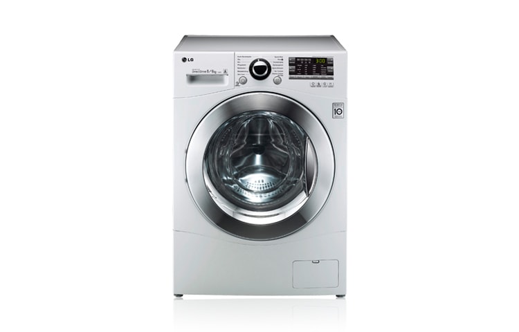 LG Eco Hybrid veļas mašīna ar žāvētāju, 8kg ietilpība, S44A8YD