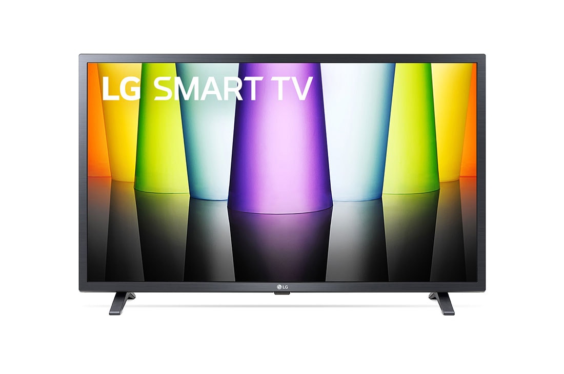 LG FHD Smart TV Resolution 4K 32 pouces I Magic Remote, HDR, WebOS, Une vue avant du téléviseur LG Smart tv, 32LQ630B6LB