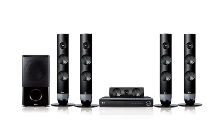 LG Bluray Home Theater with 3D Playback and Bass Blast (850w), HB806TM