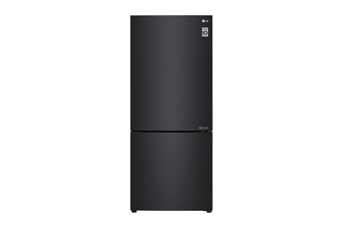 LG 420L Bottom Freezer Fridge in Matte Black Finish, GC-B529NQCM, GC-B529NQCM