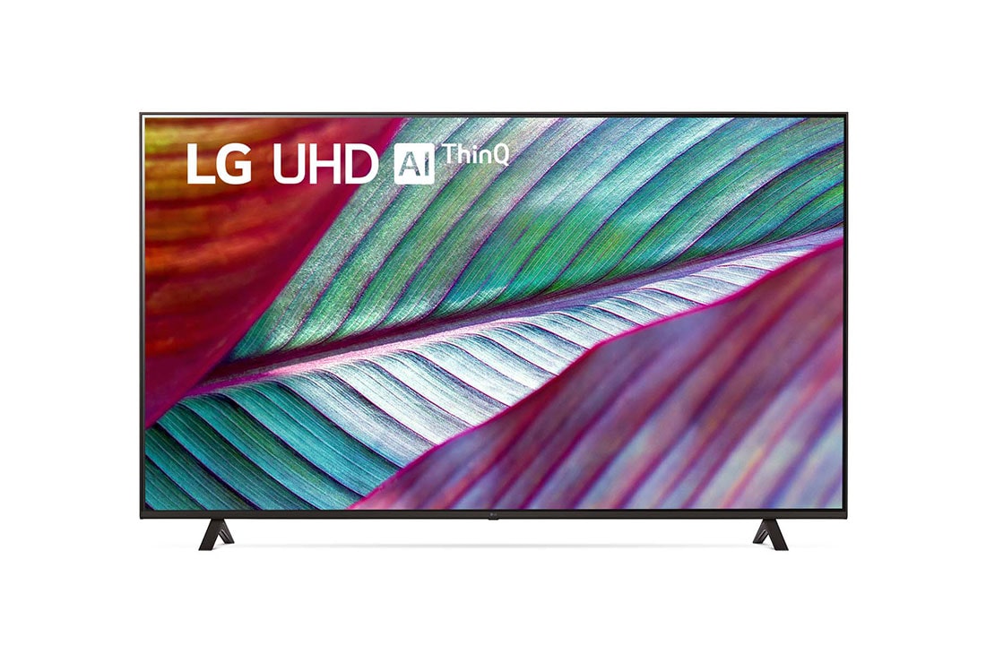LG UR75 70 inch HDR10 4K Smart TV (2023), A front view of the LG UHD TV, 70UR7550PSC