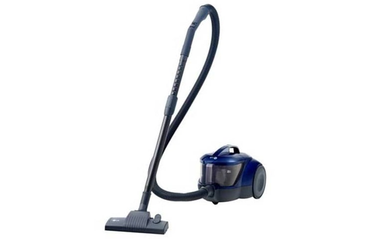 LG 1800W, HEPA filter, Bagless Vacuum with Sani Punch, simple bin, VC3118Y