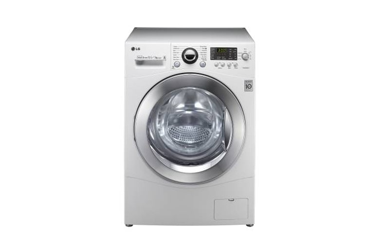 LG Silver 10.5/6kg Washer/Dryer 6 Motion Washer with 10 Year Inverter Direct Drive Motor Warranty., WD-CD1014SM