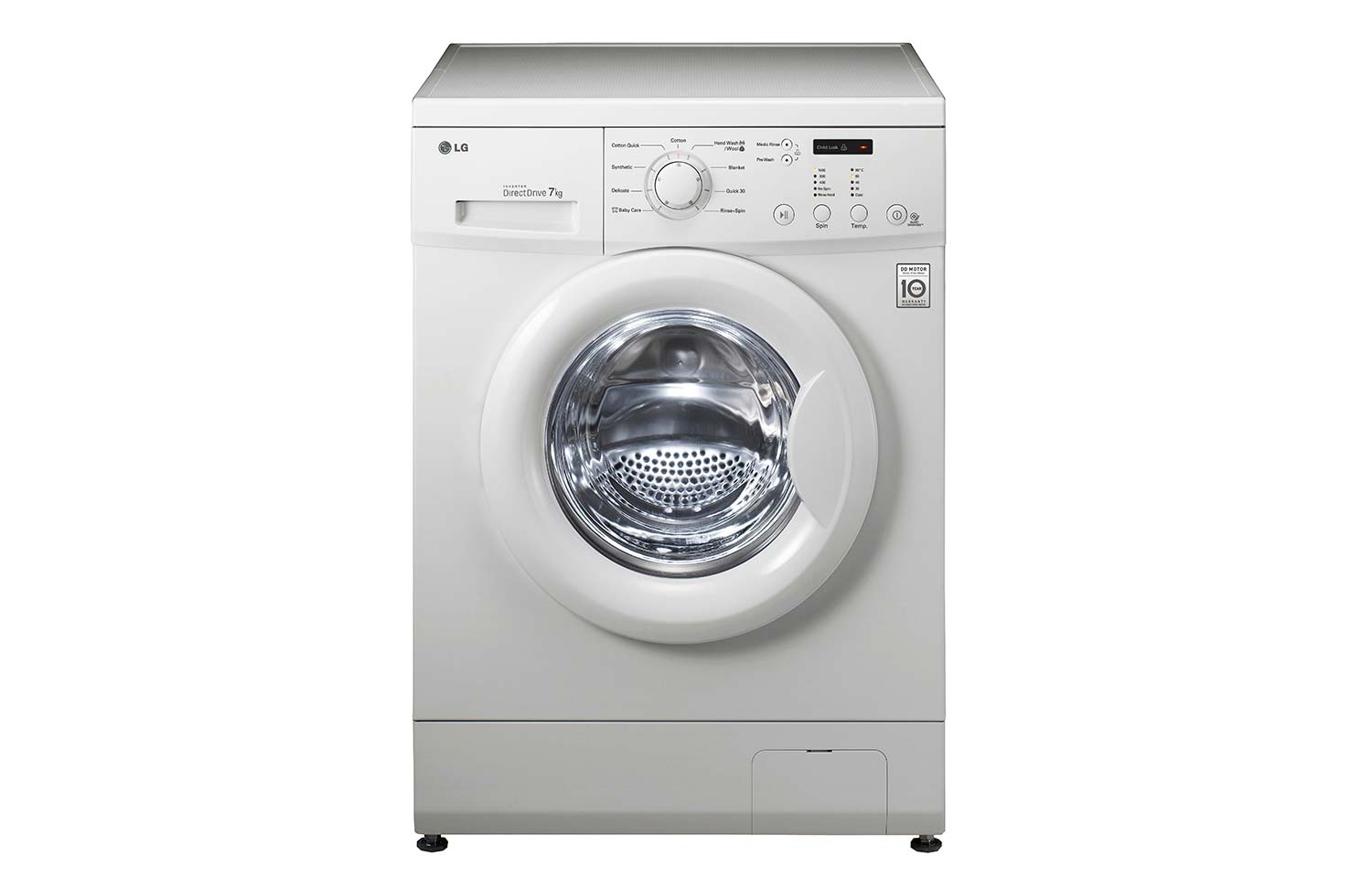 LG 7kg 6 MOTION DIRECT DRIVE FRONT LOAD WASHING MACHINE, WD-MD7000WM
