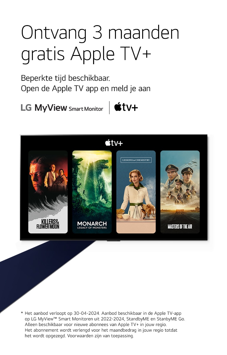 Ontvang 3 maanden gratis Apple TV+