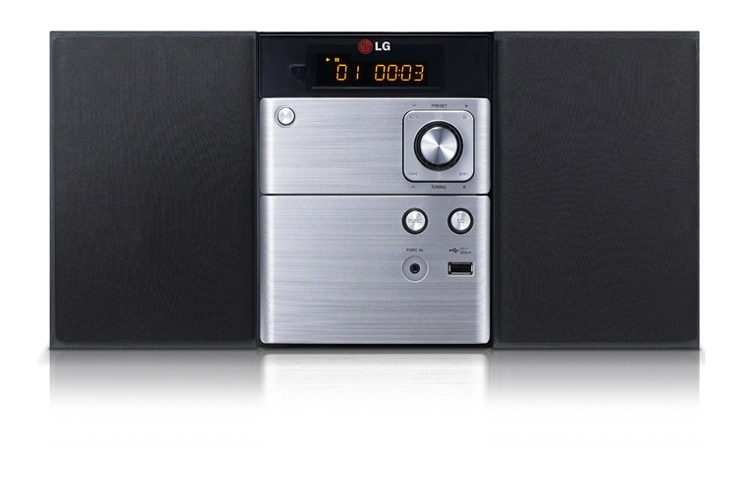LG Micro DVD Systeem met 10W vermogen | FM Radio | Portable-in, DM1530