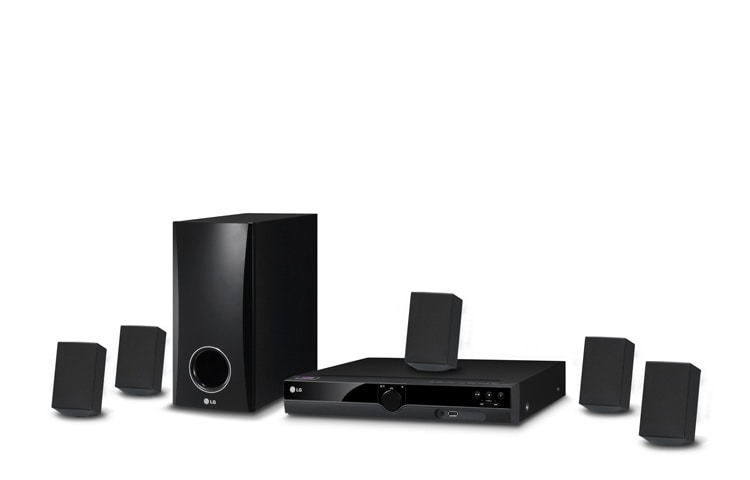 LG 5.1ch DVD Home Cinema Systeem | 300W | USB Contents Playback | Portable in, DH3130S
