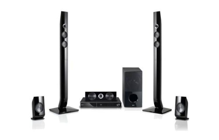 LG 3D Blu-ray™ Home Theater System met Smart TV, Wi-Fi Direct™, LG Remote en Wall-mountable speakers, HX561