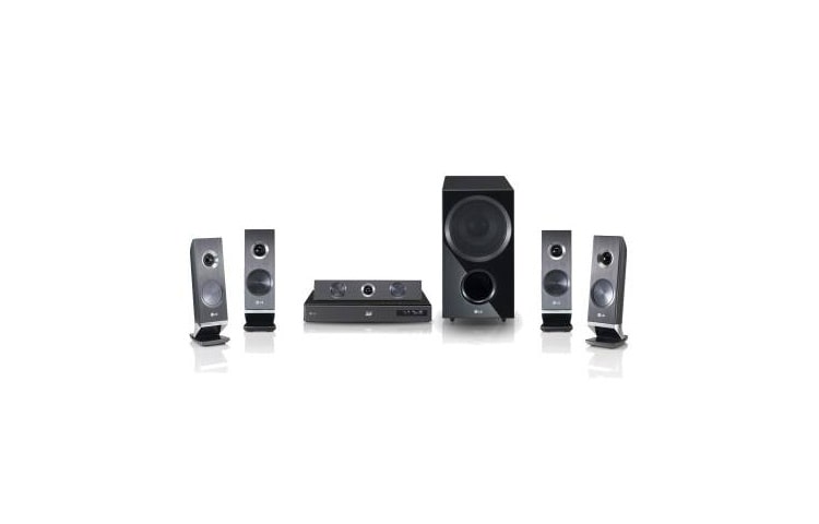 LG 3D Blu-ray™ Home Theater System met Smart TV, Wi-Fi Direct™, DLNA/CIFS, LG Remote en Wall-mountable speakers, HX751