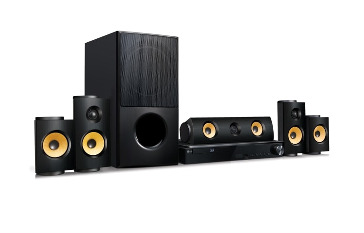 LG 5.1ch (1200W) | Dankzij het geavanceerde LG Home Cinema Systeem krijgt u een superieur geluid!, LHB725W