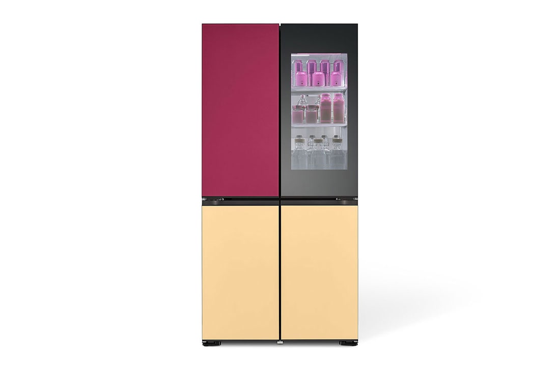 LG Amerikaanse koelkast GMV960NNME | 617L | InstaView™ met MoodUP™, Front view , GMV960NNME