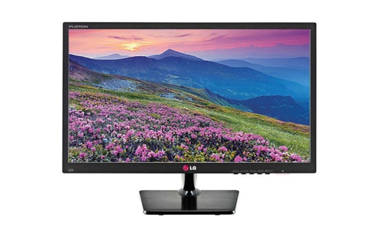 LG 24'' inch elegante IPS LED monitor voor optimaal kijkcomfort, 24EN33T-B