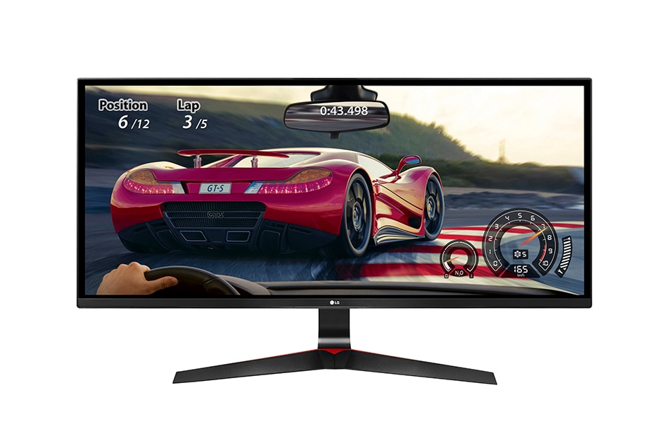 LG 34'' Inch | Full HD (2560x1080) | 21:9 UltraWide | Gaming Monitor | AMD FreeSync™ | DAS-modus | Black Stabilizer, 34UM69G-B
