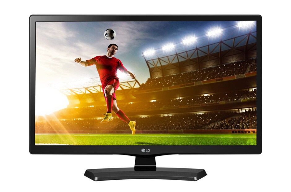 LG 22'' (55 cm) Monitor TV | Wide viewing Angle | Wandmontage | Gamemodus | Bioscoopmodus | USB AutoRun, 22MT48DF-PZ