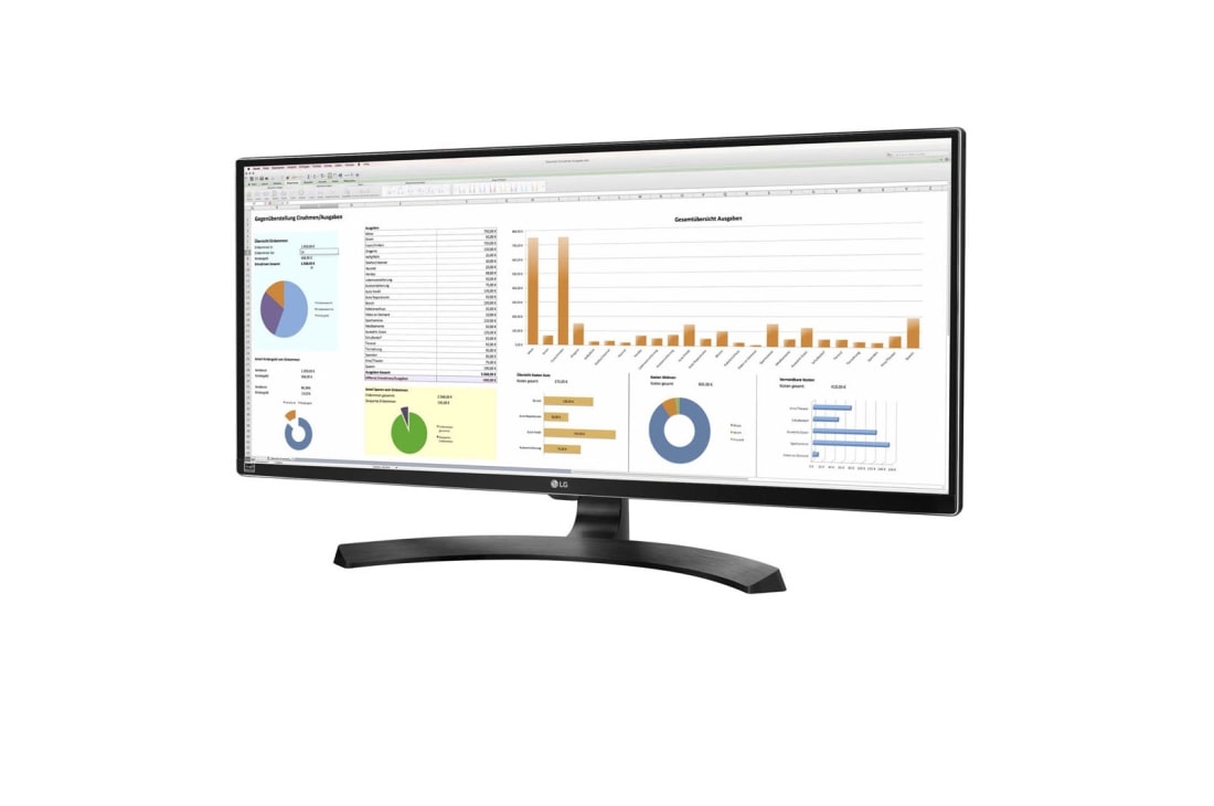 LG IPS 21:9 UltraWide™ monitor met 86,36 cm (34 inch) beeldscherm (diagonaal), 34UB88-B