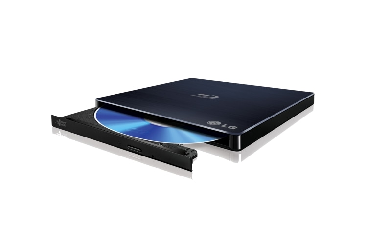 LG Slanke Externe Super-Multi DVD Drive | Mac & Windows 10 Compatible | Silent / Jamless Play | Long Lasting Records | SATA Interface, BP55EB40