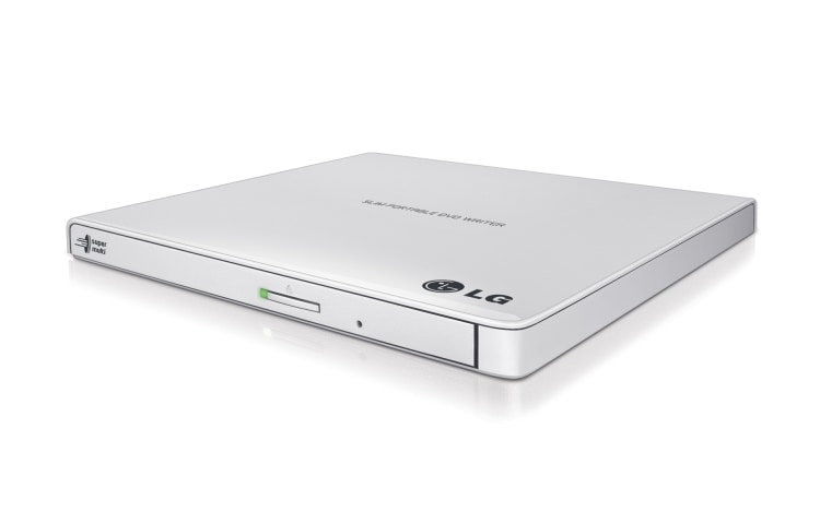 LG Slanke Externe Super-Multi DVD Drive | Mac en Windows 10 Compatible | Silent / Jamless Play | TV Connectie | M Disc, GP57EW40