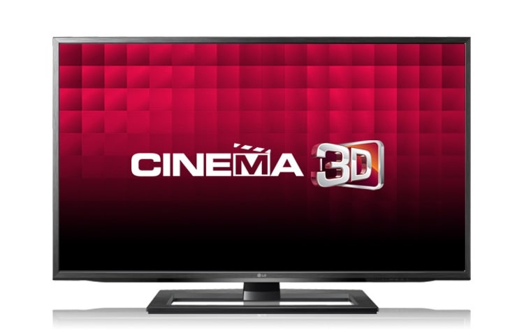 LG 42'' Full HD Cinema 3D LED-tv met TruMotion 100Hz, 2D naar 3D converter, Picture Wizard II en Smart Energy Saving Plus, 42LW5400
