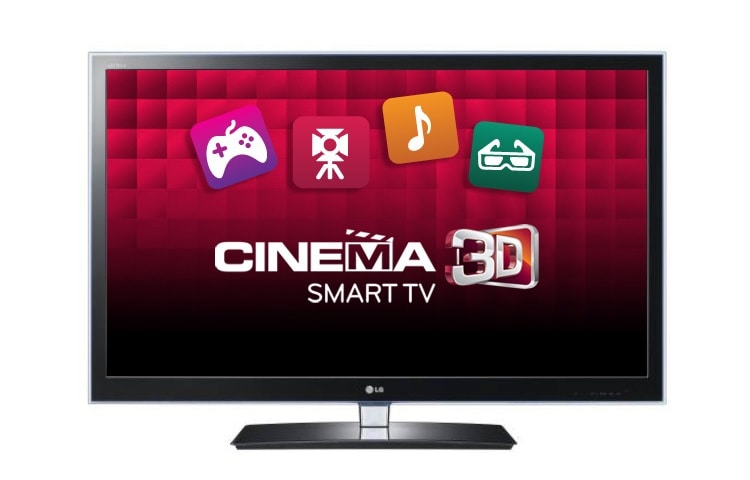 LG 47'' Full HD Cinema 3D LED-tv met Smart TV, TruMotion 200Hz, 2D naar 3D converter, Picture Wizard II, DLNA en Wi-Fi Ready, 47LW650S