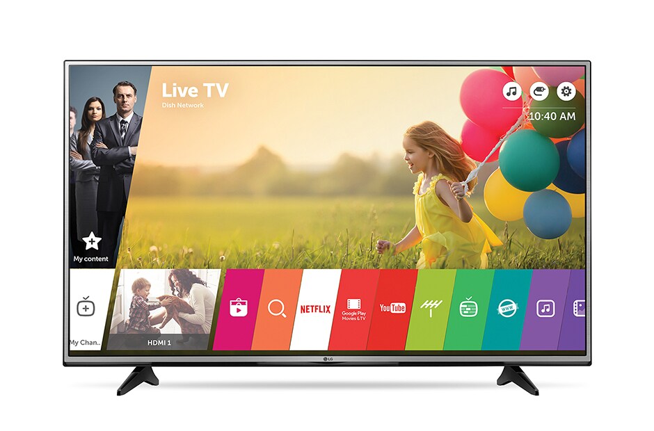 LG 60'' (151 cm) |  Ultra HD TV 4K | Ultra Slim Metallic Design | HDR Pro | Ultra surround sound | webOS 3.0 smart TV, 60UH605V