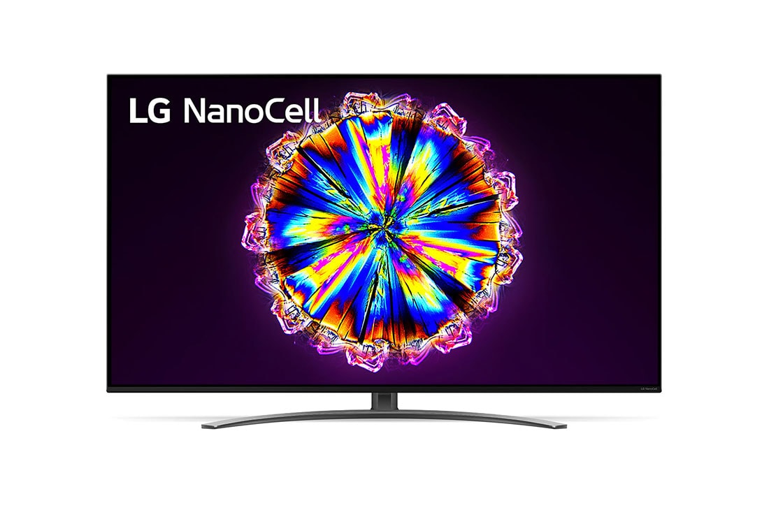 LG 49'' LG NanoCell 4K | α7 Gen3 Intelligent Processor | Local Dimming | Cinema HDR met Dolby Vision | Dolby Atmos | Nano bezel, vooraanzicht met schermvulling, 49NANO866NA