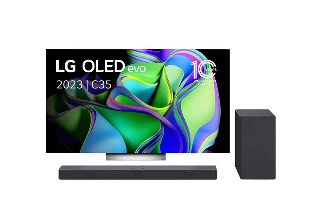 LG OLED55C35LA OLED 4K TV & DSC9S soundbar, OLED77C35LA.DSC9S, OLED55C35LA.DSC9S