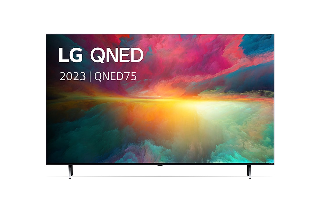 LG 50 inch LG QNED75 4K UHD Smart TV - 50QNED756RA, front view, 50QNED756RA