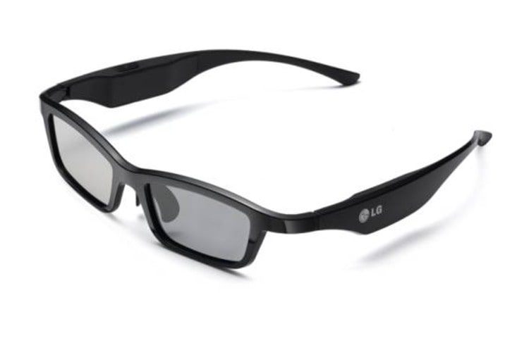 LG AG-S350 actieve 3D Bril | Zwart design | Met batterij | Comfortabel | Full HD 1080p, AG-S350