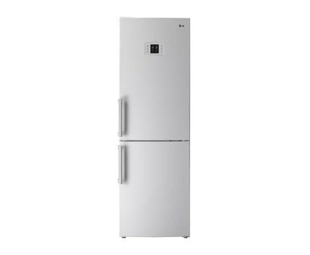 LG Kjøleskap/fryser med automatisk avriming og funksjoner for smart matlagring, 185 cm (nettovol. 343 l), GB7138SWXZ
