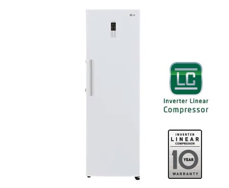 LG Aktivt kylt  kylskåp, 185 cm (nettovolym 382 liter ), GL5241SWJZ