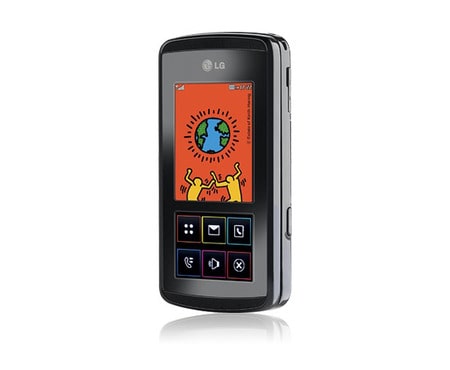 LG Mobiltelefon med InteractPad™, musikkspiller og 3 megapikslers kamera, KF600